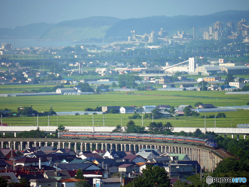 2015.08.19 今朝の8009ﾚ：道南大地を駆ける(1)