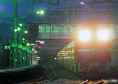 2015.12.23 　今朝の8009ﾚ：夜明け２８分前