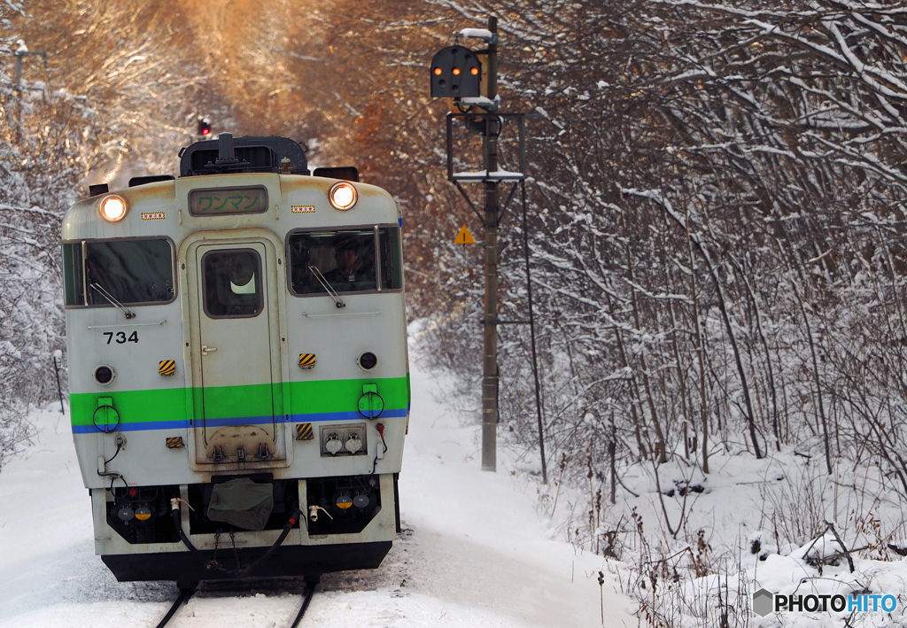 2016.12.25 雪景色バックに！