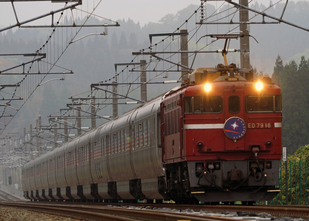 2015.04.29 今朝の8009ﾚ：想い出ができた１枚(^^♪