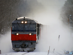 2016.01.23 舞い上がる雪煙(*^^*)