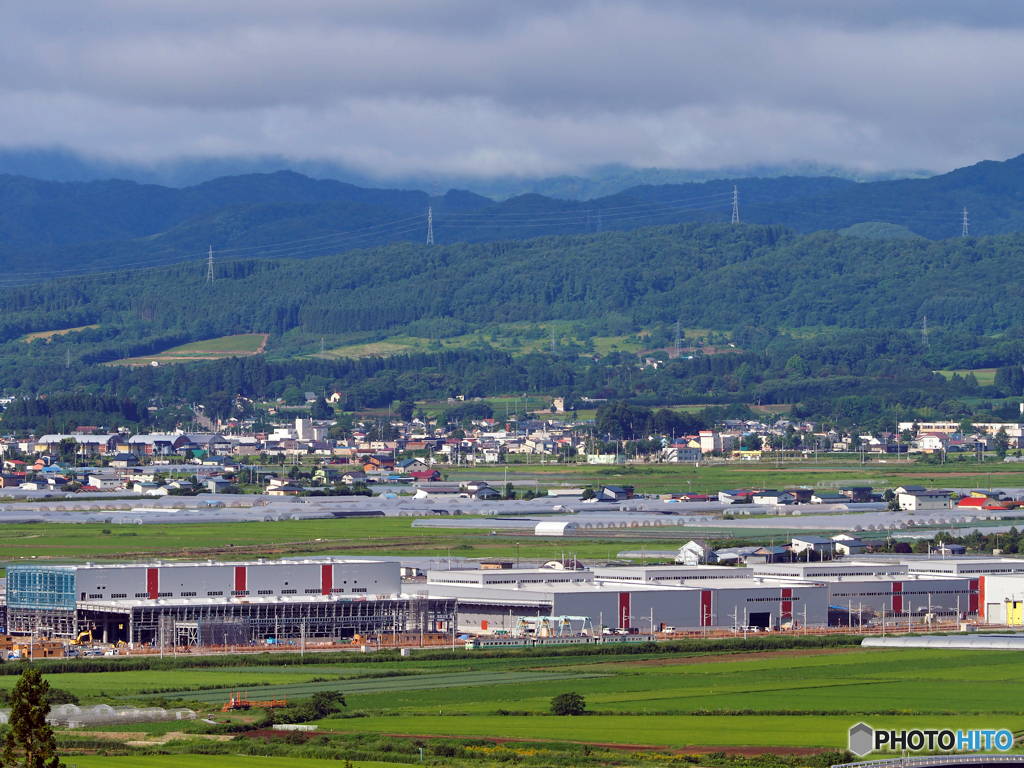 2015.07.24 函館総合車両基地の前を走るキハ４０