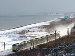 2016.12.17 雪煙・舞い上げて