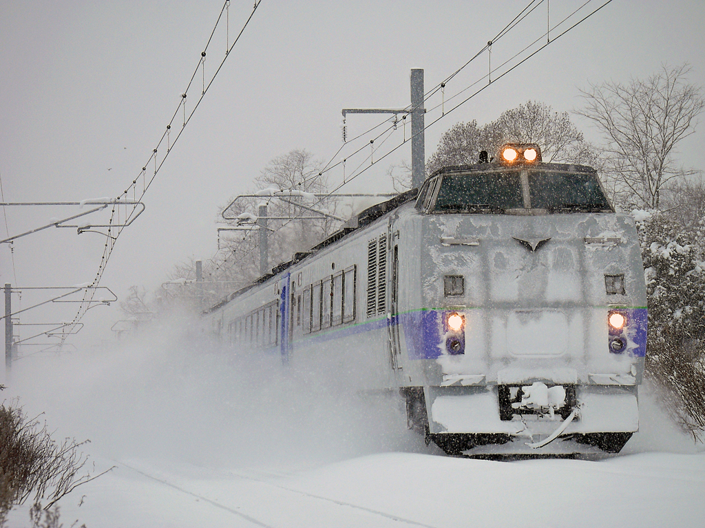 2015.02.10 風雪を耐えて突き進む