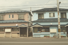 弥生町バス通りの和洋折衷家屋