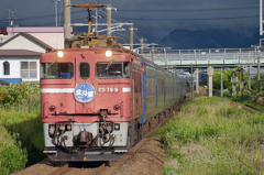 2014.08.26 朝陽を浴びる北斗星