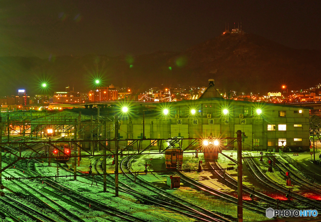 2016.12.12 夜の停車場