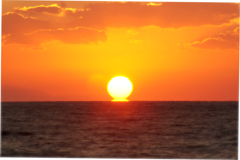 だるま夕日