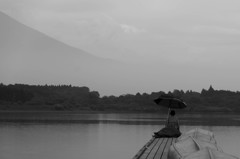 田貫湖の釣り人