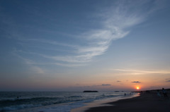 夕暮れ