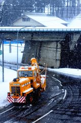 ロータリー除雪車