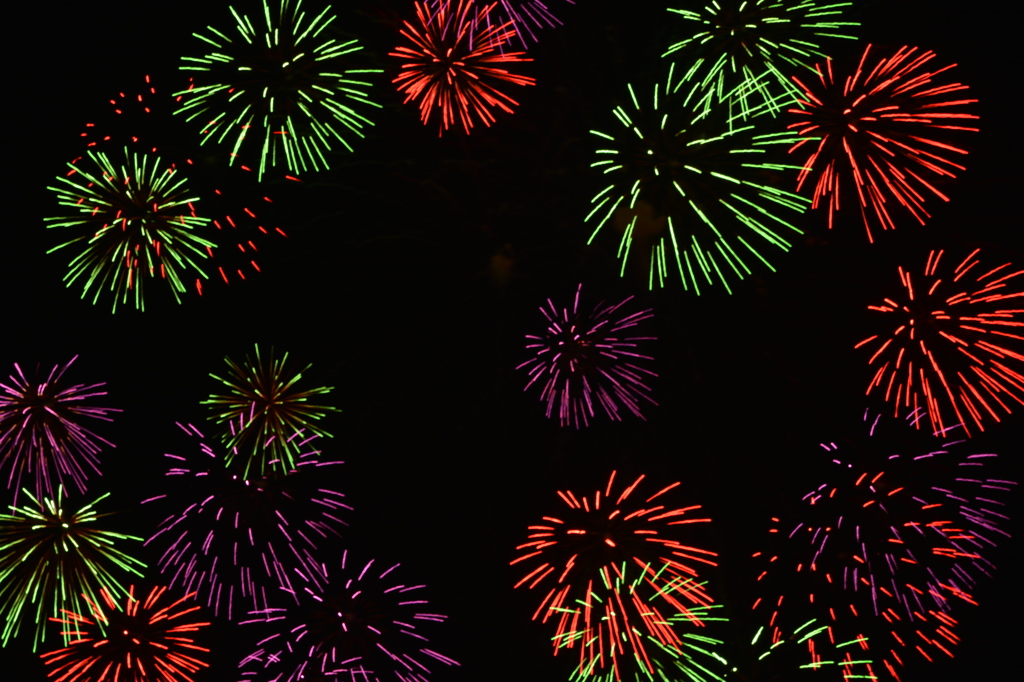 Fireworks frame