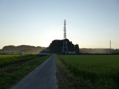鉄塔のある景色
