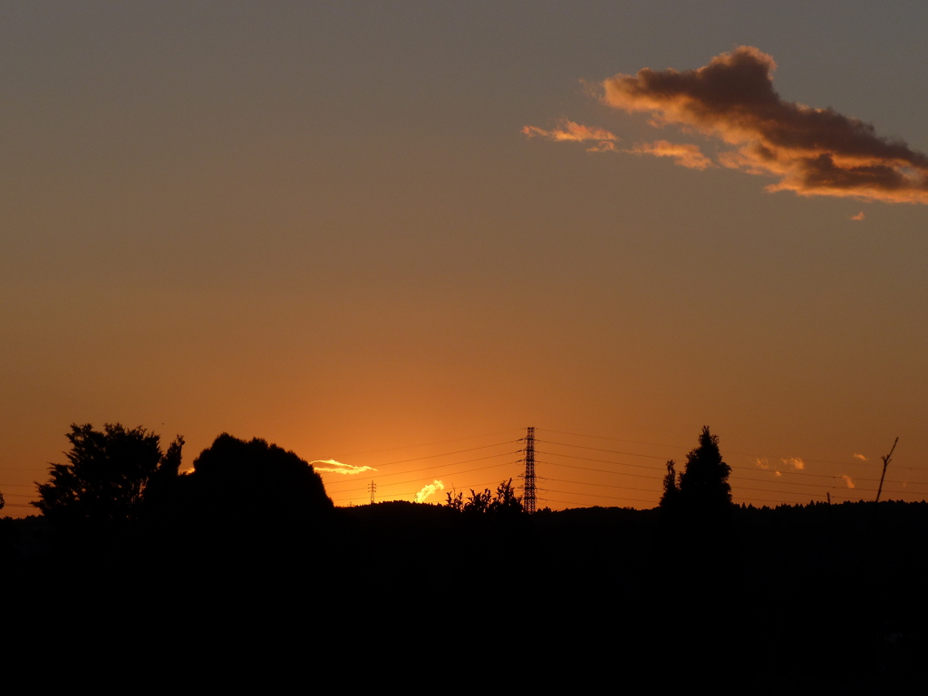 夕焼け　1