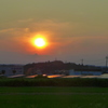 夏の夕暮れ