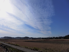 冬の西空
