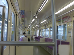 モノレール車内