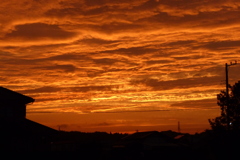 燃える空