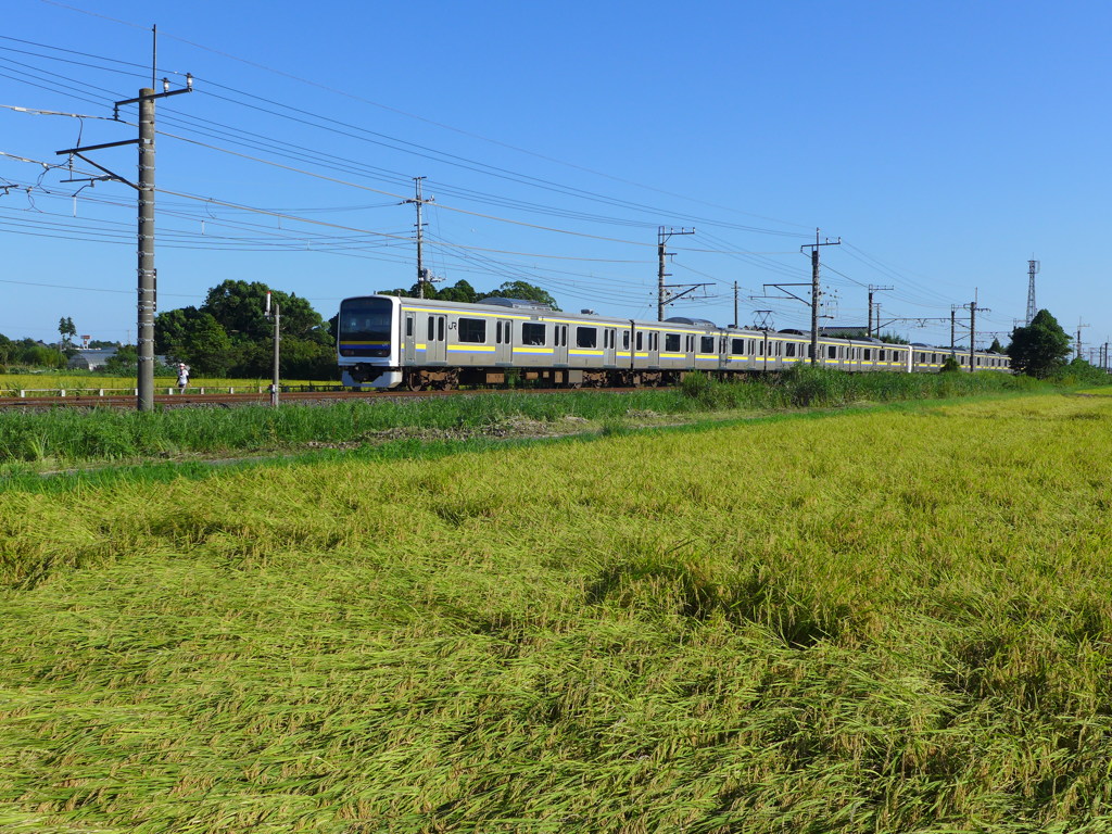 下り電車　2