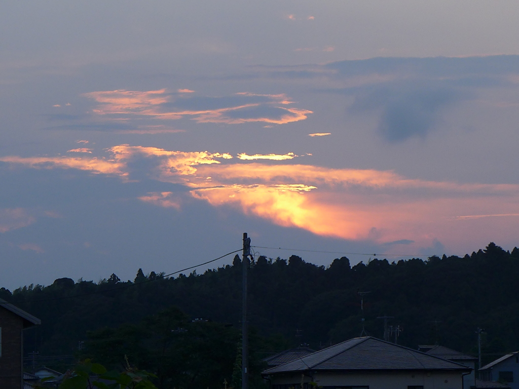 夕焼け雲