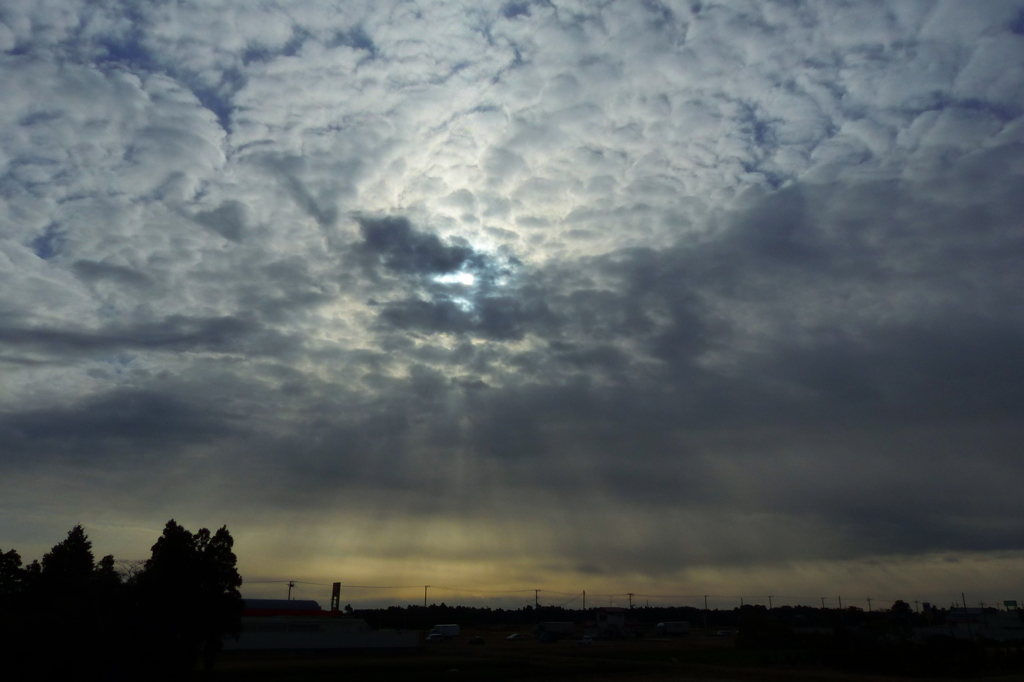 東の空