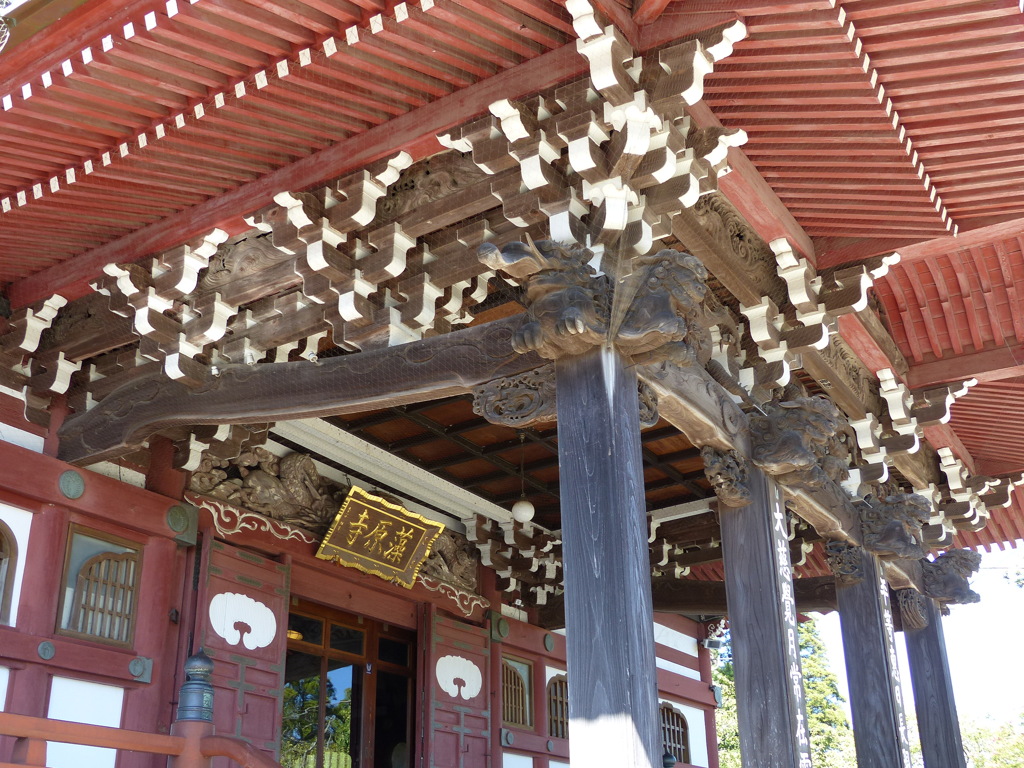 藻原寺の彫刻　1