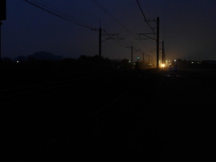 電車がやってくる