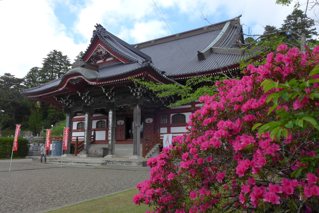初夏の本堂