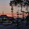 黄昏の街角