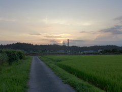 夕暮れ　①