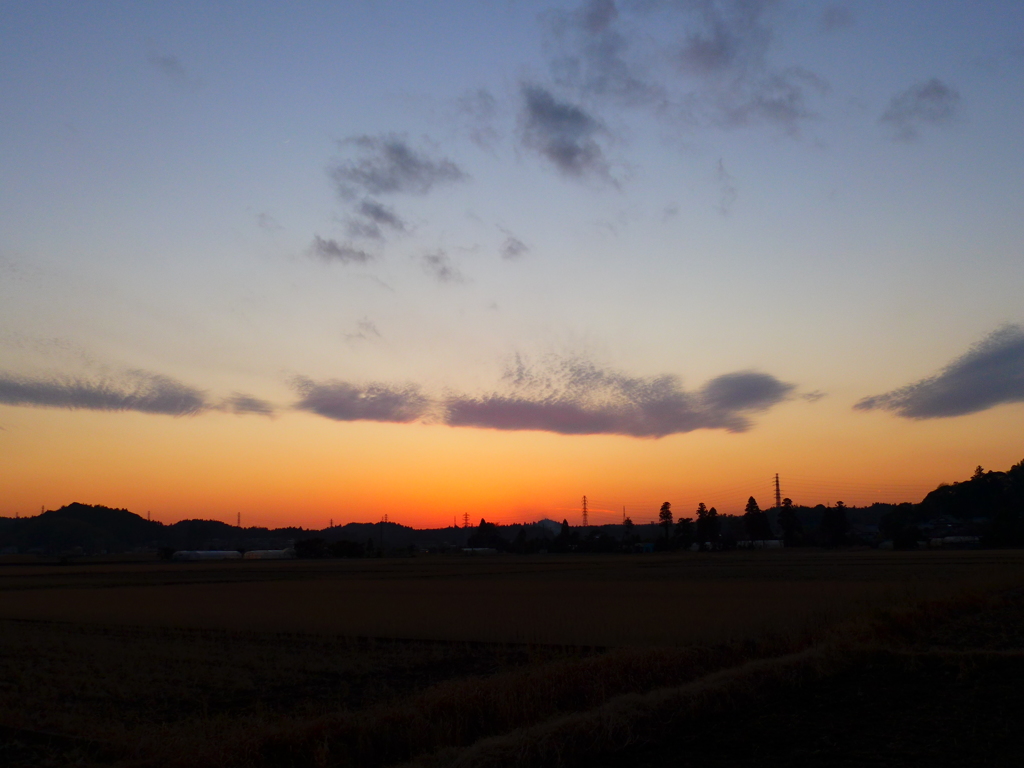 夕焼け　3