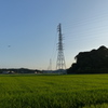 田園の鉄塔
