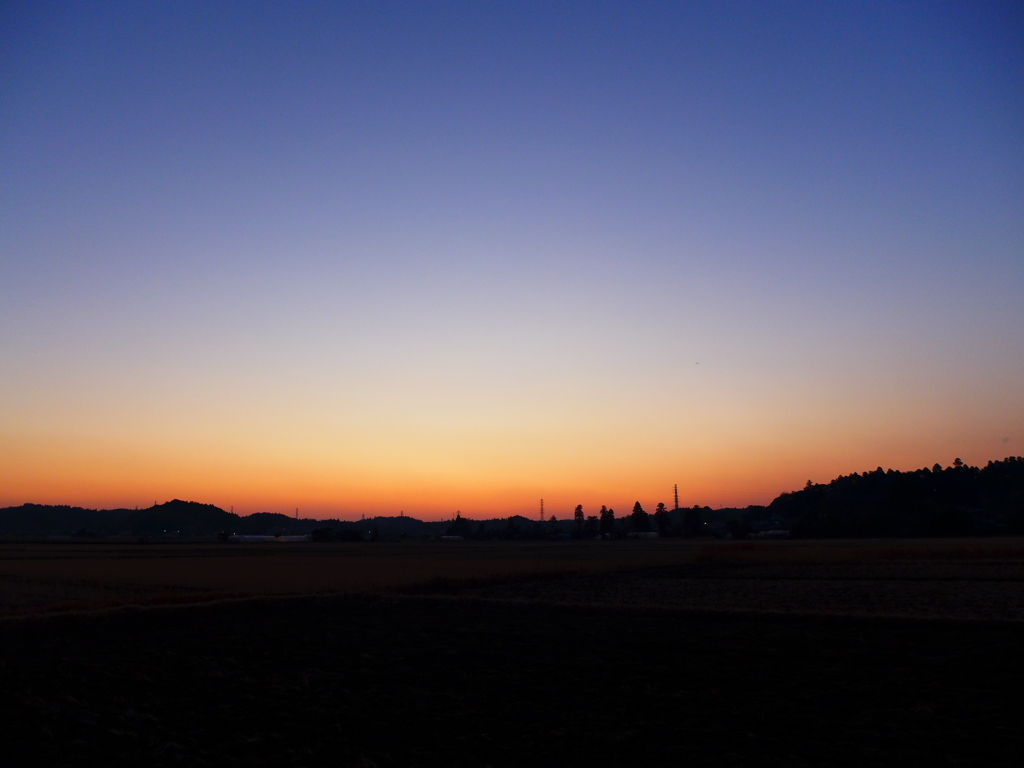 夕焼け　1