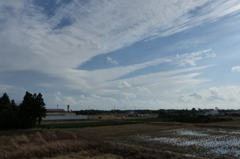 強風の空