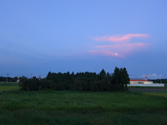 東側の夕景　2