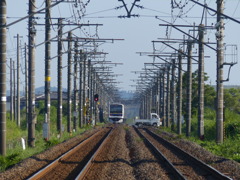 いつもの踏切で