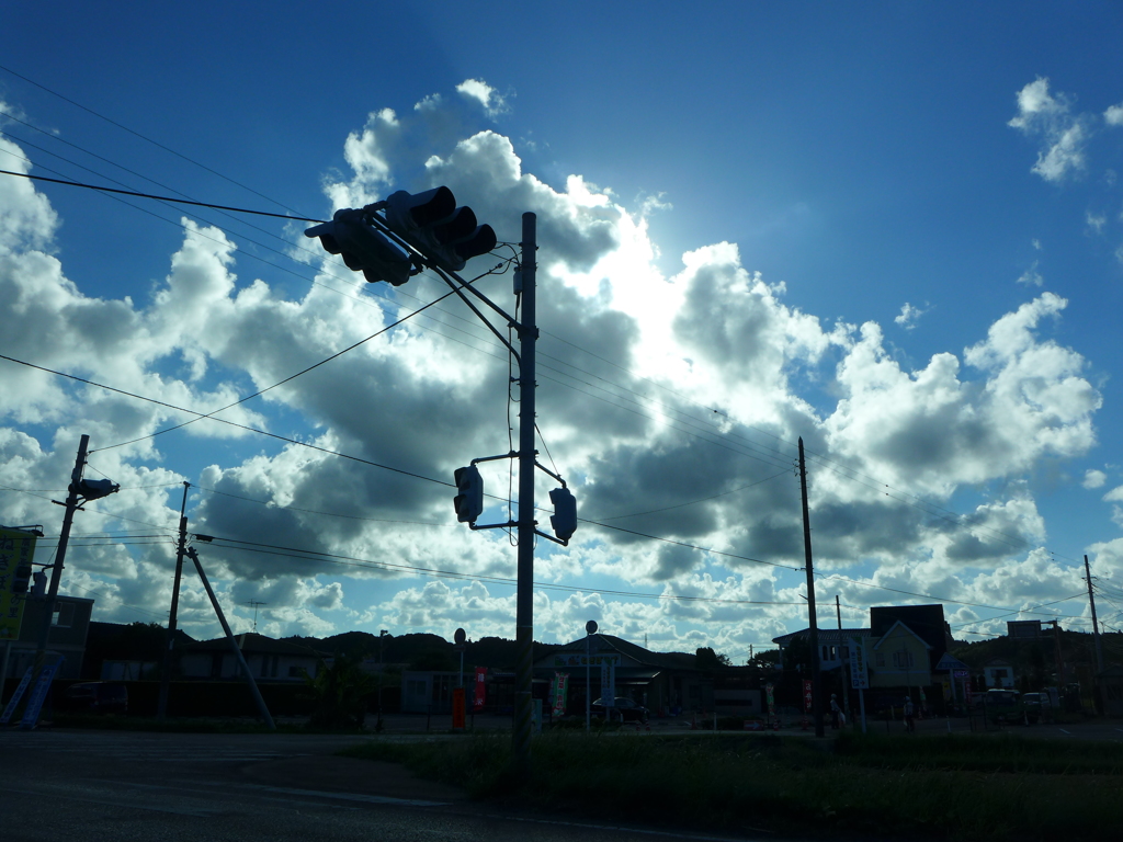 眩しい空