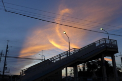 昨日の夕焼け　1