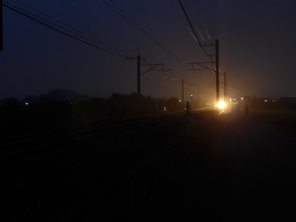 更に電車が近づいた