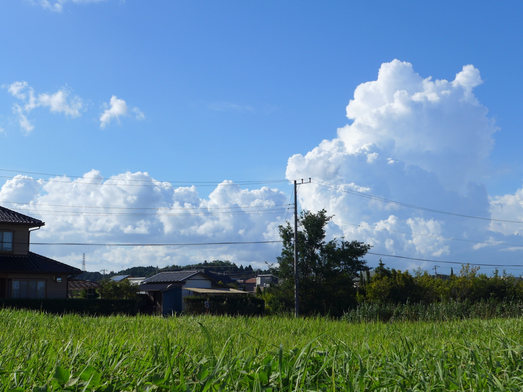 巨大な積乱雲