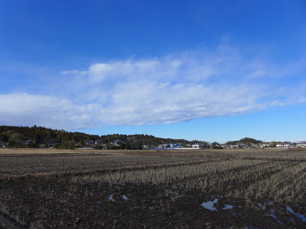 田園と雲　5