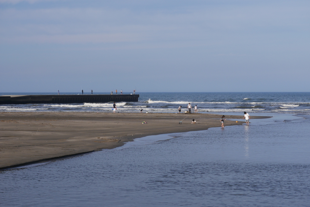 休日の海岸