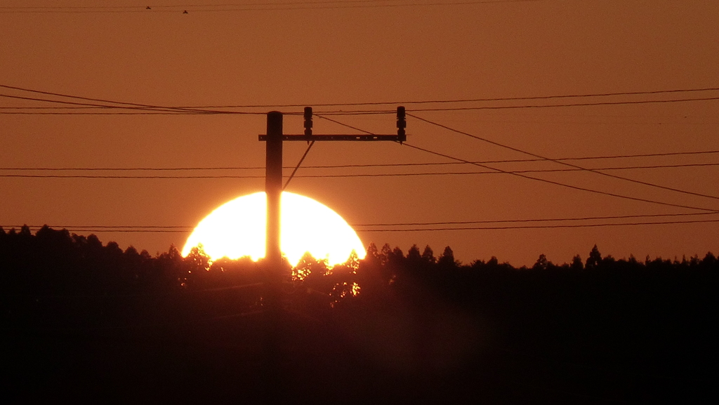 夕陽　2