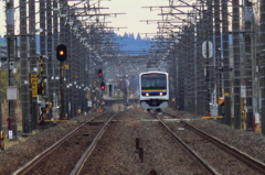 電車遠望