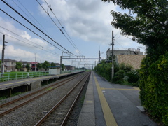 永田駅上りホーム