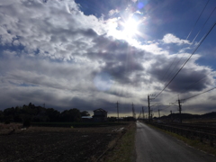 田園と雲　1