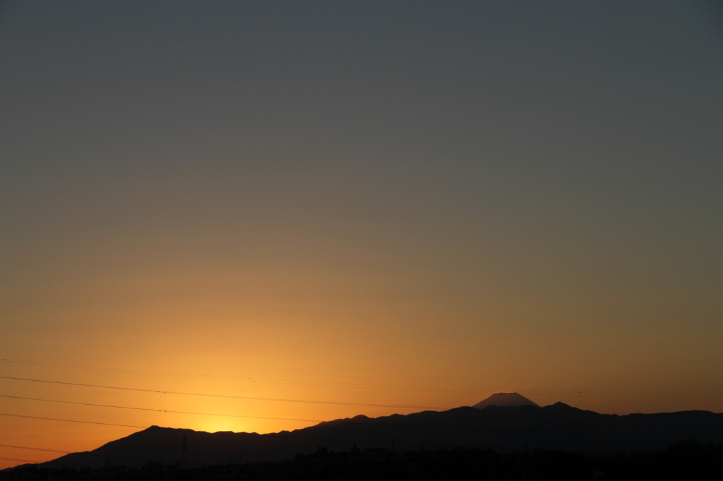 2014年01月19日夕景