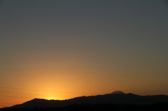 2014年01月19日夕景