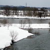 冬の遠景・川