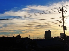 何時もの夕暮れ